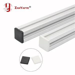 Пластиковая заглушка для крышки черного или белого цвета для алюминиевого профиля ЕС, заглушка 2020, 10 шт.