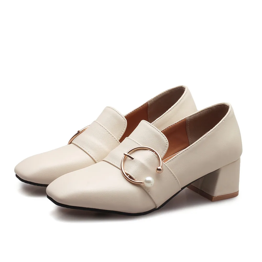 Туфли женские демисезонные на квадратном каблуке размеры 46|heel shoes|med heels shoesmed |