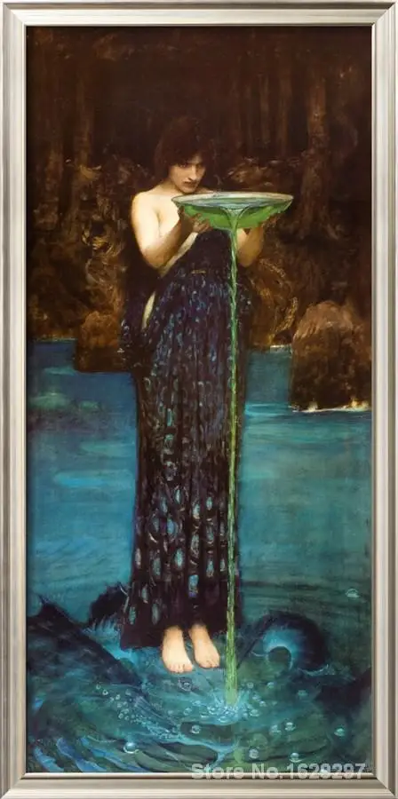 Современная живопись на холсте Circe Invidiosa John William Waterhouse высокое качество ручная