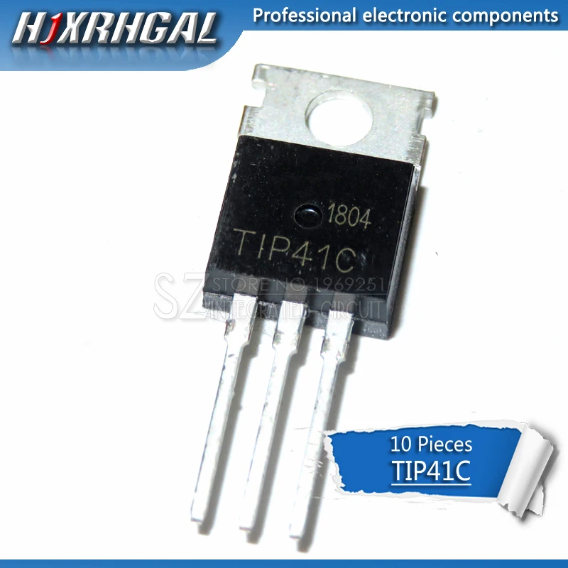 10 шт. TIP41C TO 220 TIP41 TO220|Интегральные схемы| |