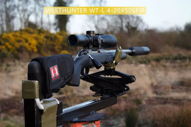 Ударопрочный военный прицел WESTHUNTER WT-L 4-20X50 Воздушный пистолет Оптика прицел Охотничий Тактический