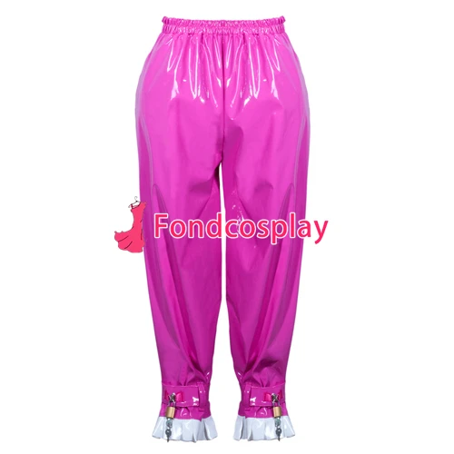 Горничная Сисси ПВХ брюки Запираемая униформа косплей костюм на заказ [G3775] |