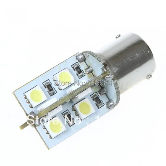 

2 шт. 1156 BA15S 5050 16 SMD Светодиодная CAN-шина, белая лампа заднего фонаря тормоза