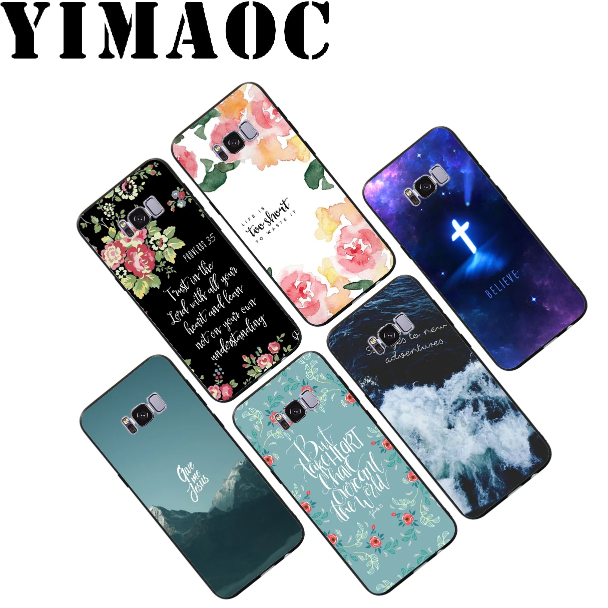 YIMAOC Jesus Christ Christian Soft Case for Samsung Galaxy S10 S10e S9 S8 A6 Plus S7 S6 Edge A7 A5 A3 J6 Note 9 8 |