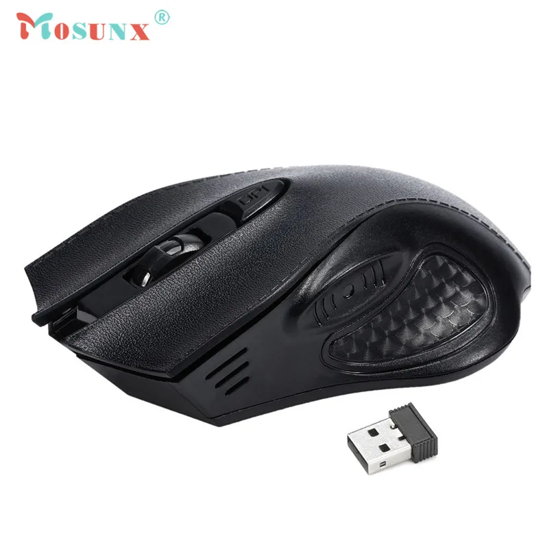 Горячая MOSUNX компьютерная беспроводная игровая мышка 1600 dpi Беспроводная игровая мышь для ПК ноутбука подарки 1112