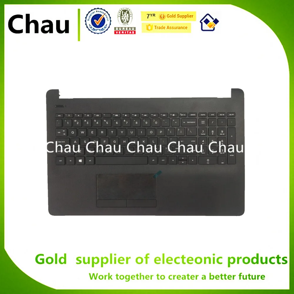 Новинка для HP 15-BS 15-CD 15-BS015DX TPN-C129 250 255 256 G6 PK132043A00 Клавиатура для ноутбука США Упор для рук верхняя крышка без touc hp ad