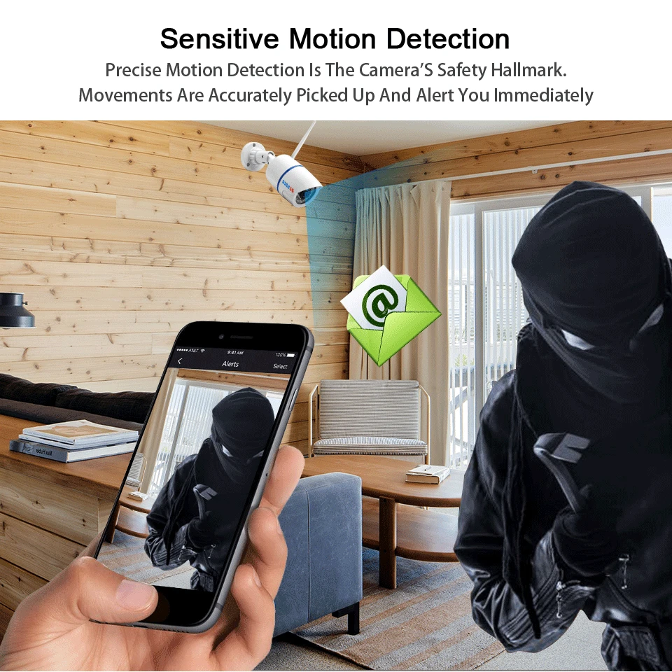 BESDER аудио 1080 P 720 Wi Fi IP Камера микрофон наблюдения открытый Водонепроницаемый