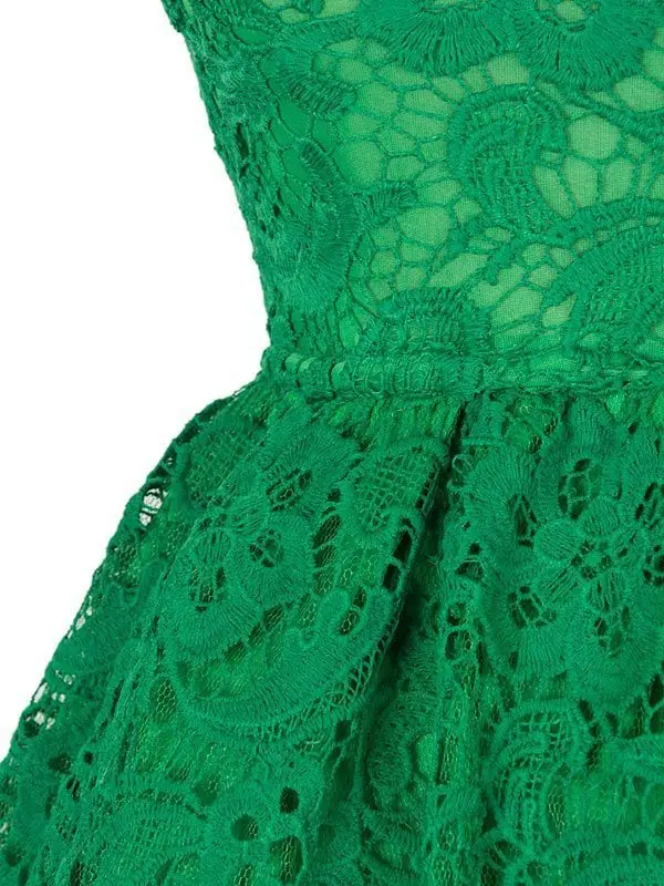 Женское кружевное платье без рукавов элегантное однотонное облегающее
