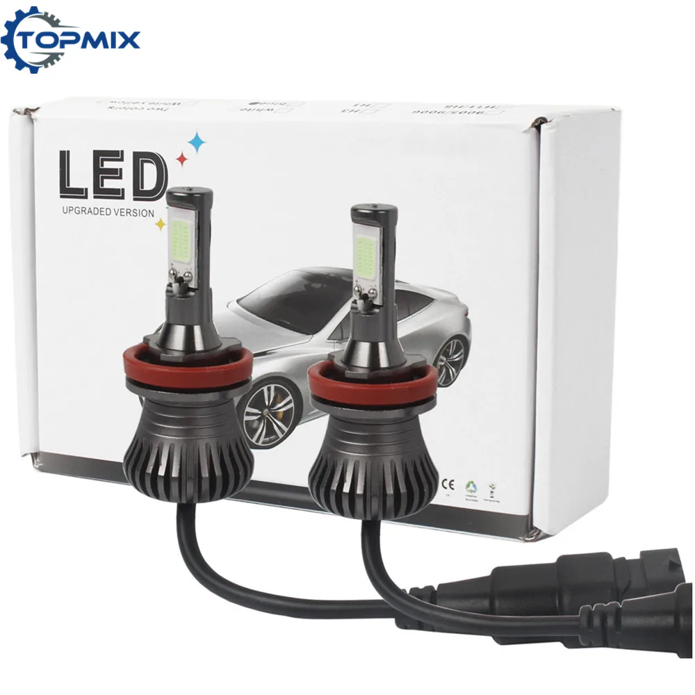 

2Pcs Ice Blue High Power 24W 2400LM H11 LED Replacement Fog Bulbs For Car Fog Lights,Auto Fog Lamps 12V