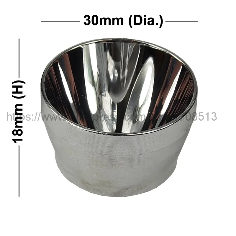 Алюминиевый отражатель SMO / OP 30 мм (D) x 18 (H)|smo reflector|reflector smoreflector aluminium |