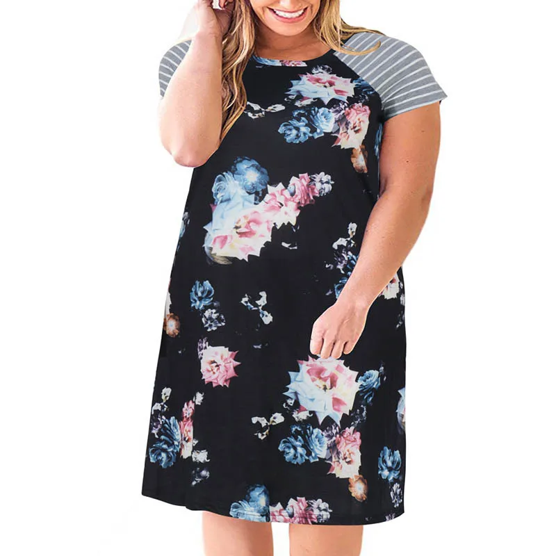 Летнее женское платье большого размера обхват груди 136 см 5XL 6XL 7XL 8XL 9XL для женщин 4
