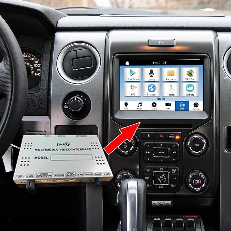 Lsailt Plug and Play Android мультимедийного интерфейса для FORD F150|GPS транспорта| |