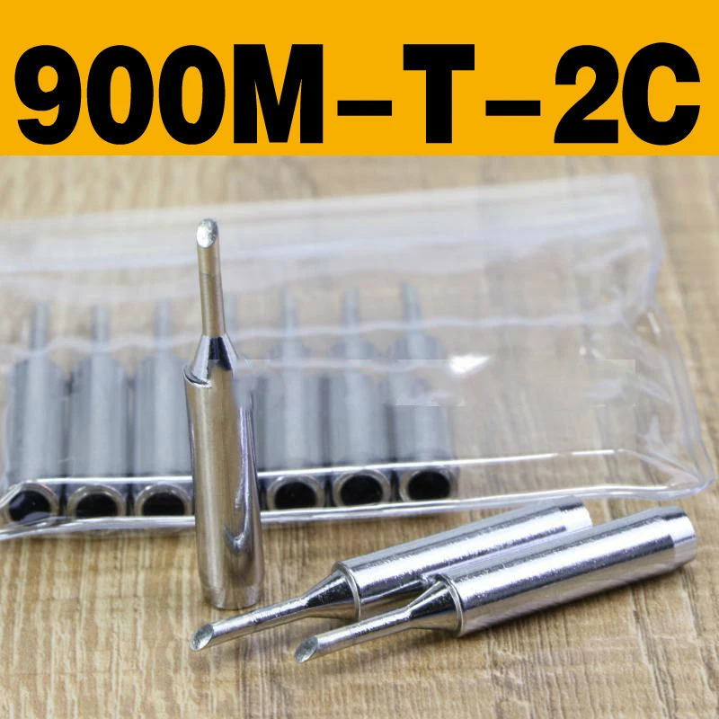 

high quality 10pcs /lot Lead-free solder Iron tip 900M-T-2C for 936 909 852D soldering rework station
