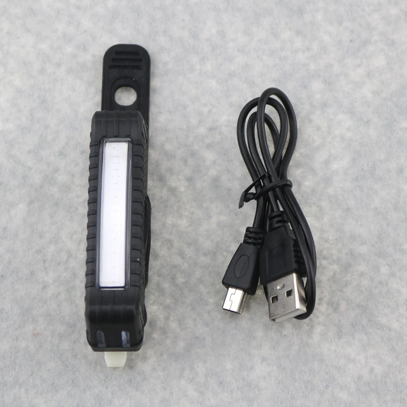 Синий + красный свет USB COB Led Перезаряжаемый Аксессуары для велосипеда велосипед