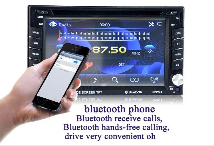 6,5 дюймов 2 din 7 языков FM автомобильный DVD MP4 плеер сенсорный экран Bluetooth Авторадио кассетный плеер Авто ленты