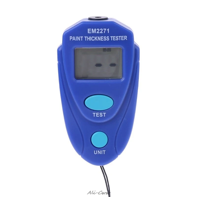 EM2271/EM2271A Мини ЖК цифровой автомобильный толщиномер тестер краски для автомобиля