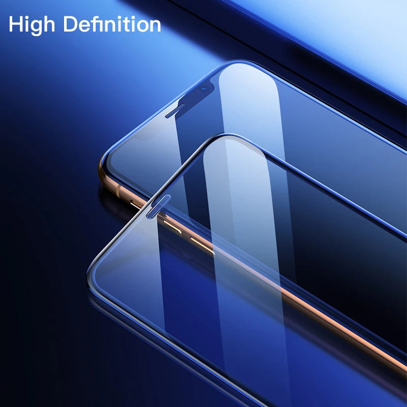 High Definition Baseus 0,3 мм пыленепроницаемый протектор экрана для iPhone Xs Max Xr Xs мягкая защитная пленка из закаленного стекла для iPhone Xsmax X S R - Цвет: High Definition