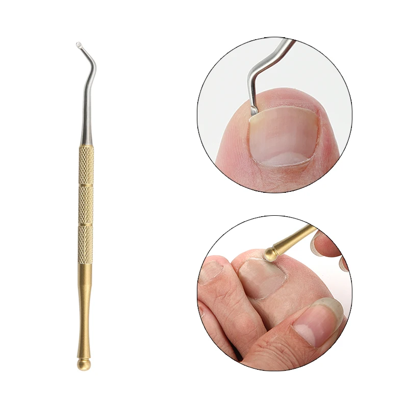 2 шт./компл. золотые ножницы для кутикулы ног плоскогубцы ухода за ногами ногтей