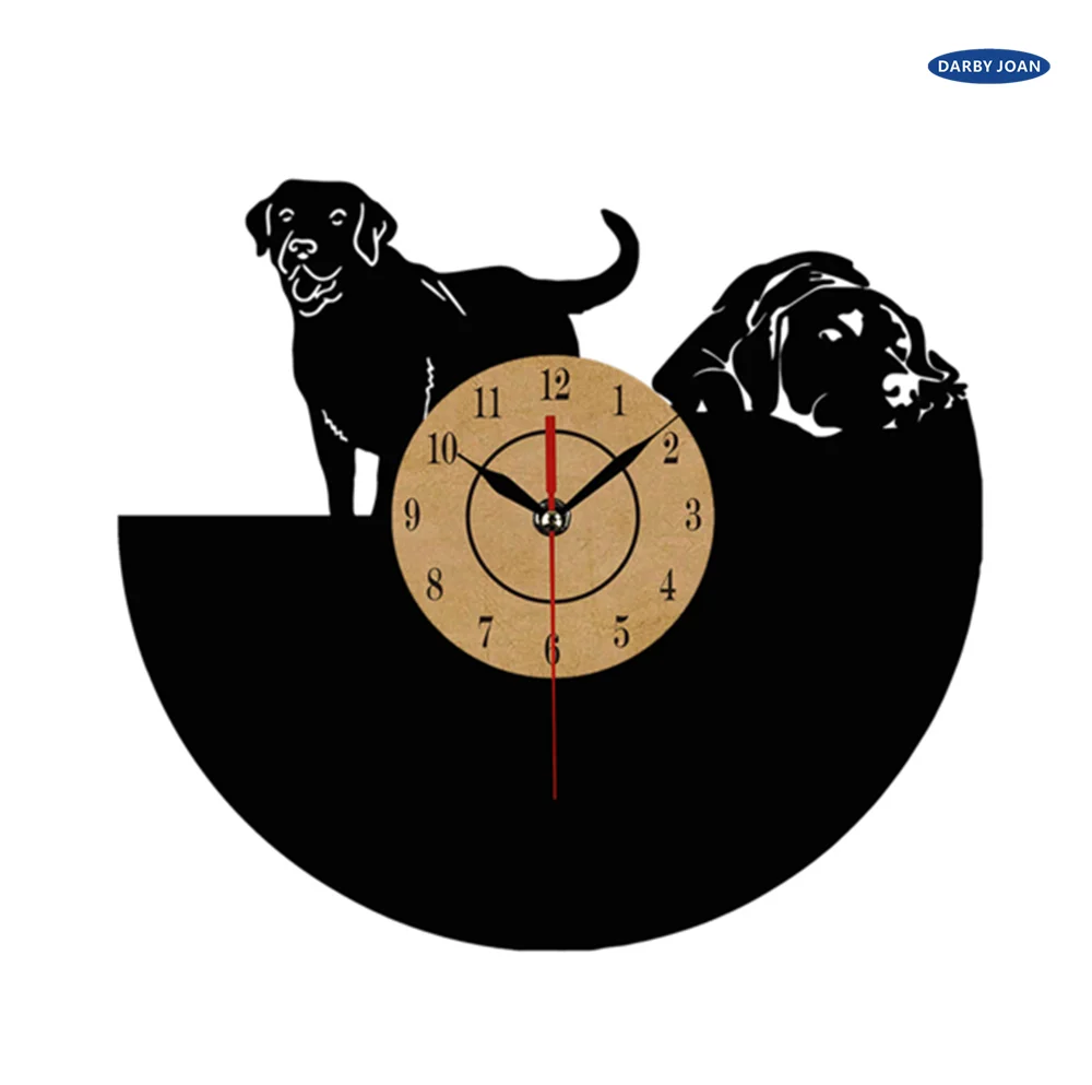 домашний декор 2017 Горячие Виниловая пластинка настенные часы с изображением