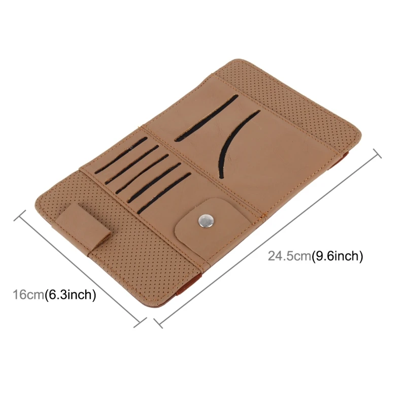 Аксессуары для стайлинга автомобилей универсальный кожаный солнцезащитный