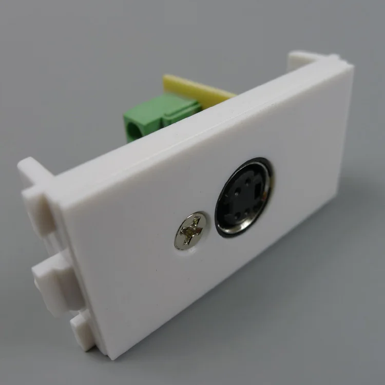 S видео настенная пластина разъем|wall plate|wall connectorwall plate connector |