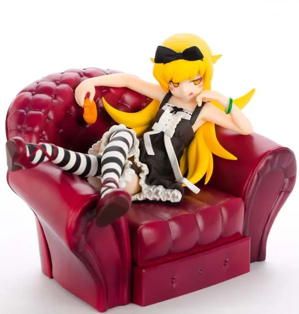 Неокрашенная гаражная фигурка из смолы Oshino Shinobu в комплекте моделей дивана |
