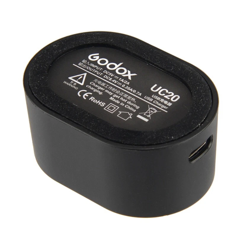 Оригинальное USB зарядное устройство Godox UC18 UC20 UC29 для VB18 V850II V860II / VB20 V350C V350N V350S V350O