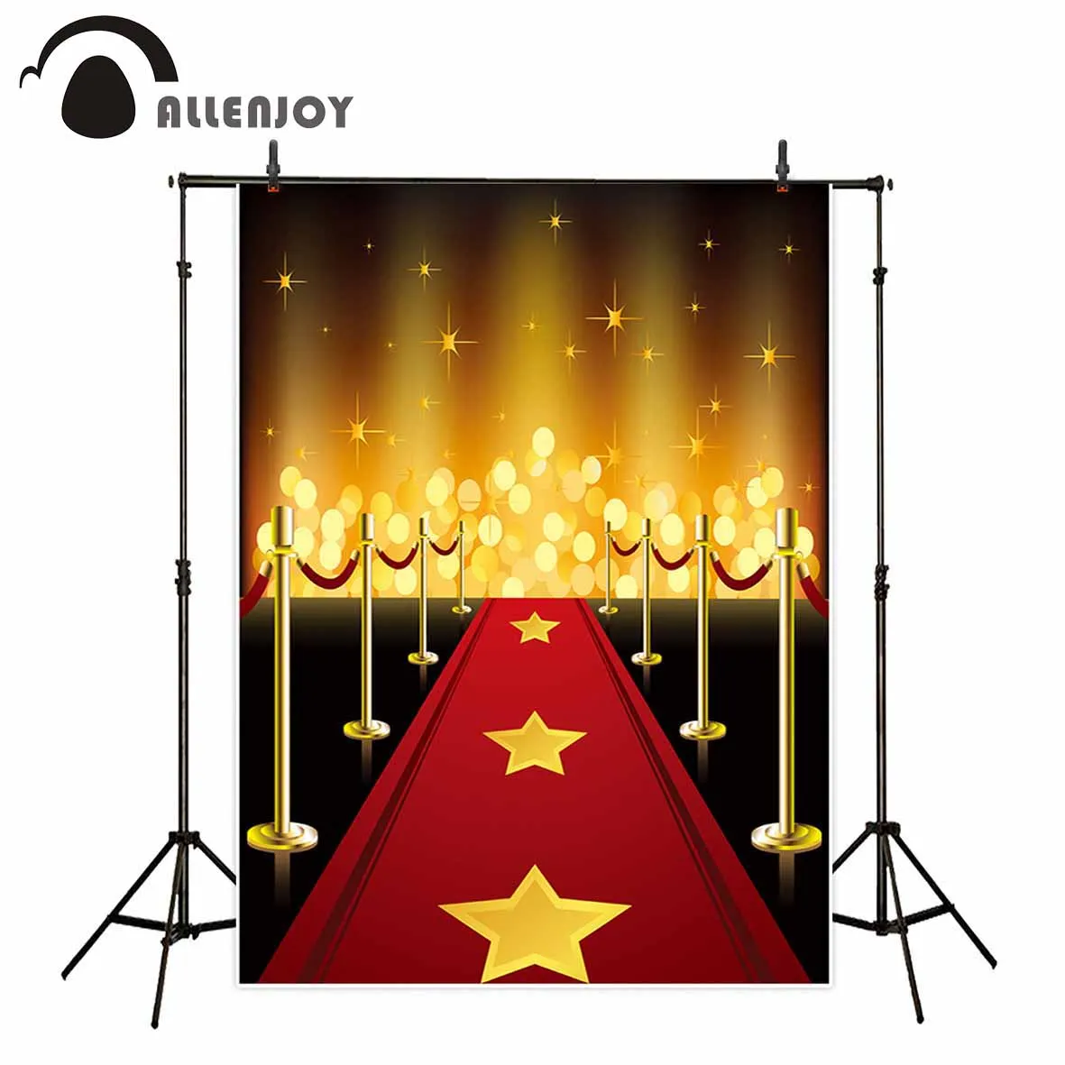 Фон для фотосъемки Allenjoy с голливудскими звездами и красной ковровой дорожкой