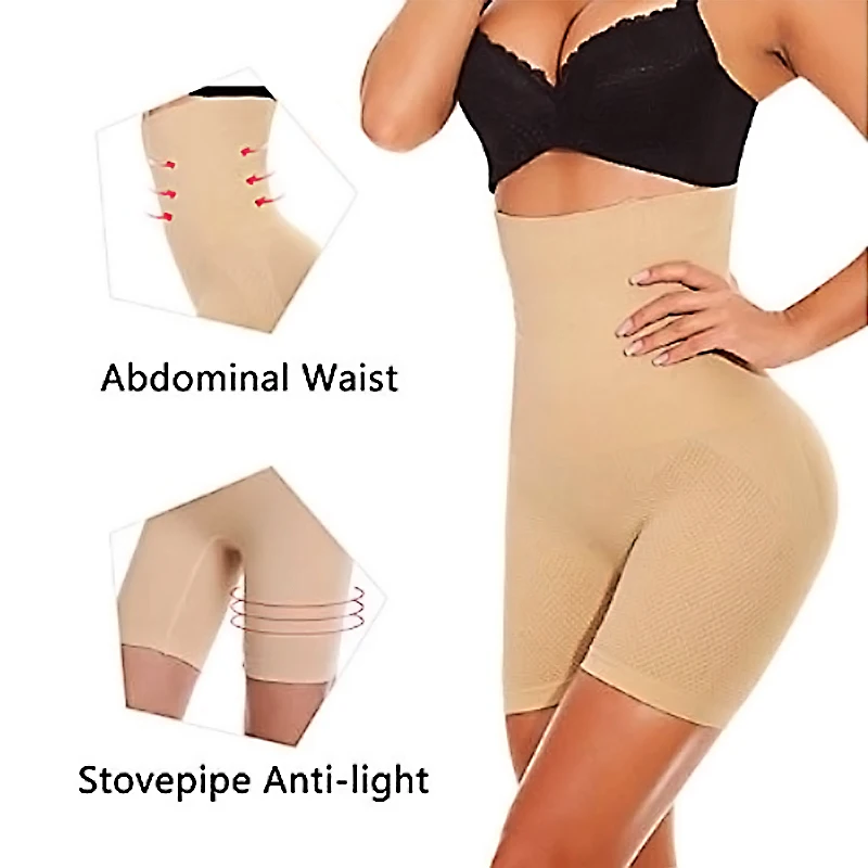 SATRUEX 2019 Women High Waist Panty Brief Body Shaper Tummy Control Belt Slimming Underwear Shapewear Girdle | Женская одежда