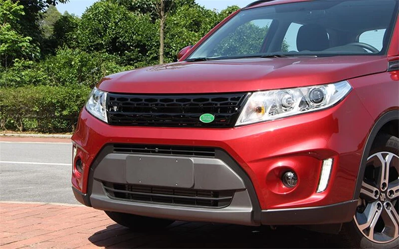 Подходит для гоночных грилей SUZUKI Vitara 17 18 лет Land Rover style Refitt Передняя Центральная гоночная решетка крышка аксессуары