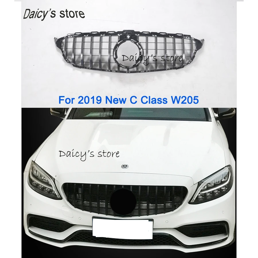 Решетка решетки для переднего бампера C Class W205 AMG GT R ABS mercedes C180 C200 C260 C300 Sports 2019 |
