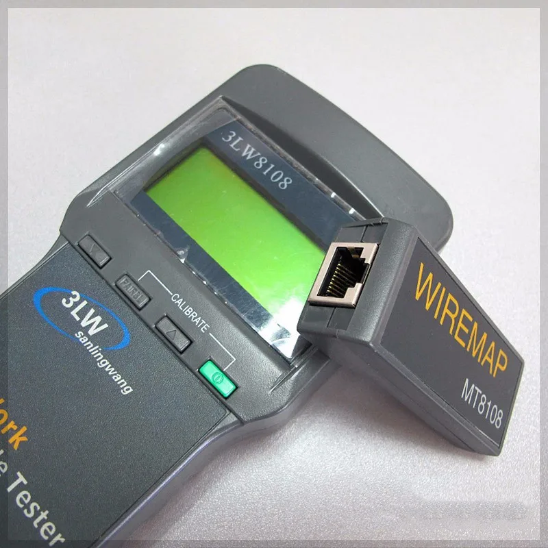 SC8108 сетевой кабель тестер Проверьте линию точки останова длина дальномер линии finder обнаружить 5E 6E коаксиальный кабель
