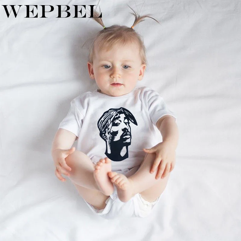 WEPBEL/Боди для малышей одежда Tupac детская рубашка подарки детское боди
