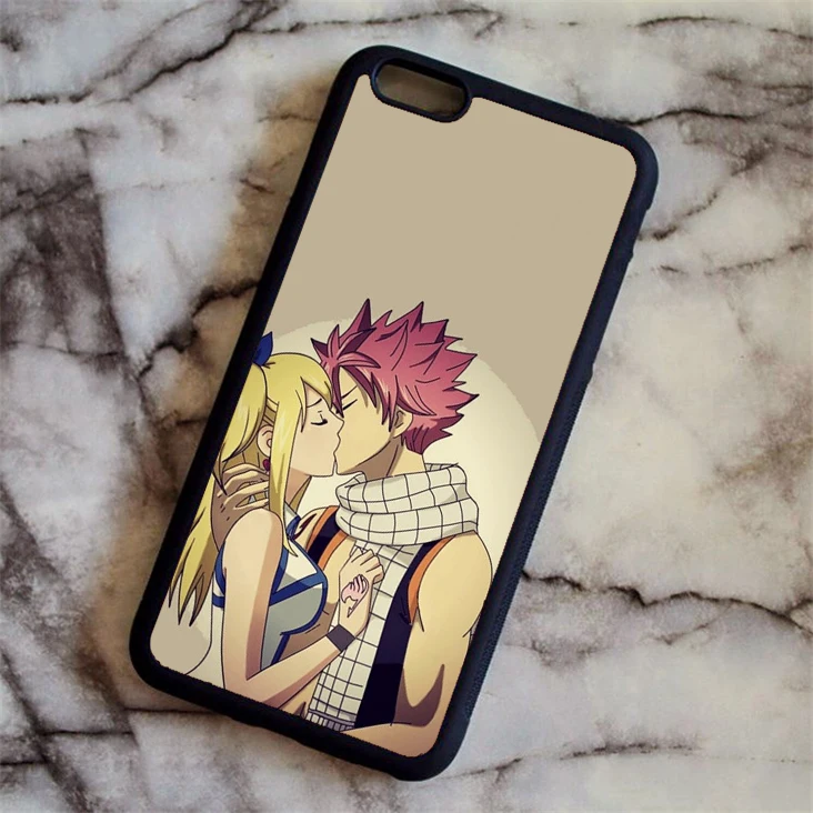 Защитный чехол для телефона KETAOTAO Mirajane fairy tail s для iPhone 4S 5C SE 5 5S 6 6S 7 8 Plus X чехол из мягкого ТПУ резины и силикона - Цвет: Розовый