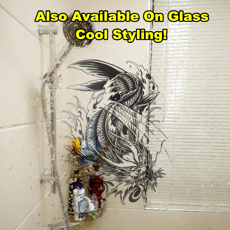 Черная Временная наклейка для татуировок SHNAPIGN водостойкая боди арта s 21*15 см