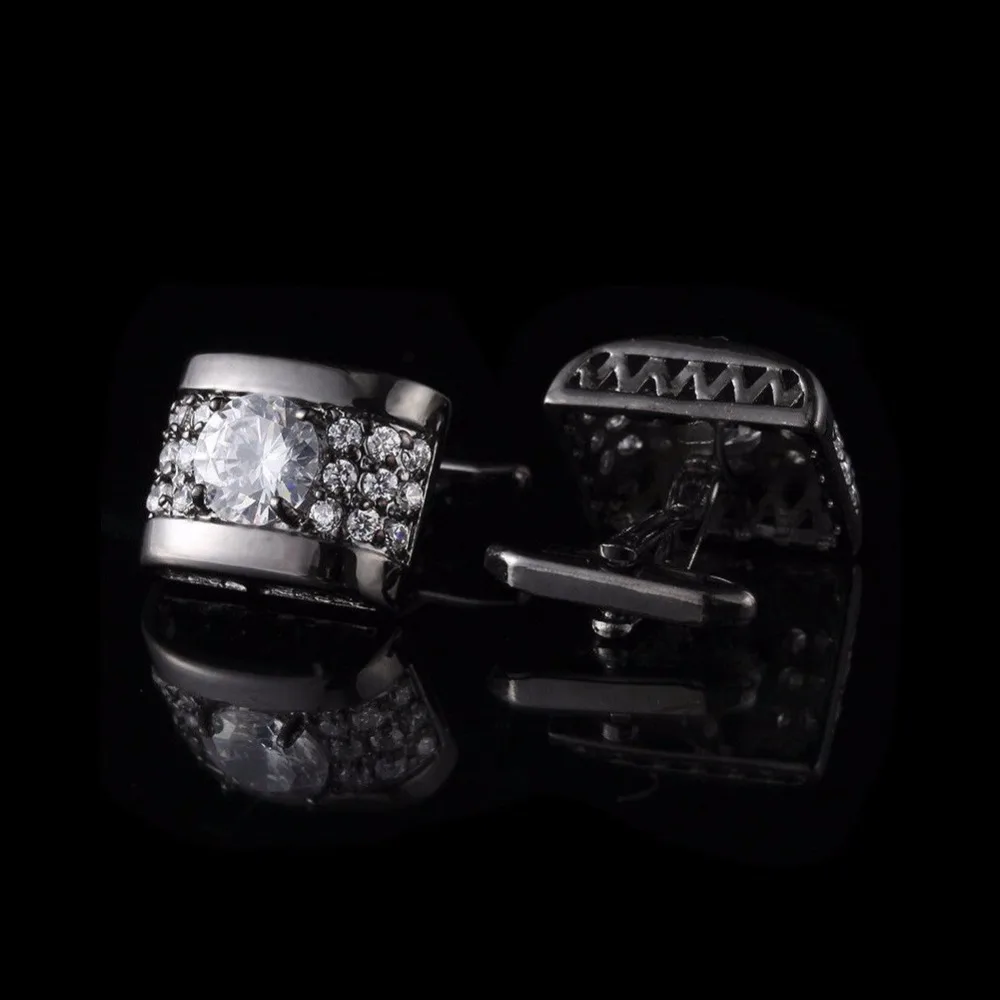 1 пара Стразы мужские запонки для рубашки звенья свадебный подарок H8WF|cufflinks