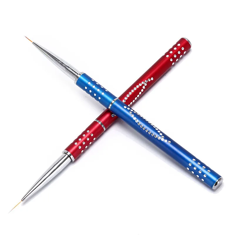 1 шт. металлическая тонкая ручка лак краска для рисования кисти дизайна ногтей