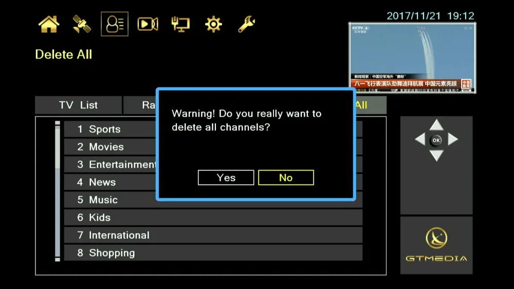 Супер Спутниковый ресивер GTmedia V9 Freesat V9 супер обновленный GTmedia V8 Nova с CCcam Cline на 1 год Европа Испания