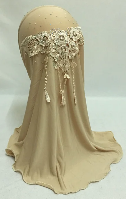 (12 шт./лот) 2016 новый стиль для маленьких девочек мусульманский хиджаб детский