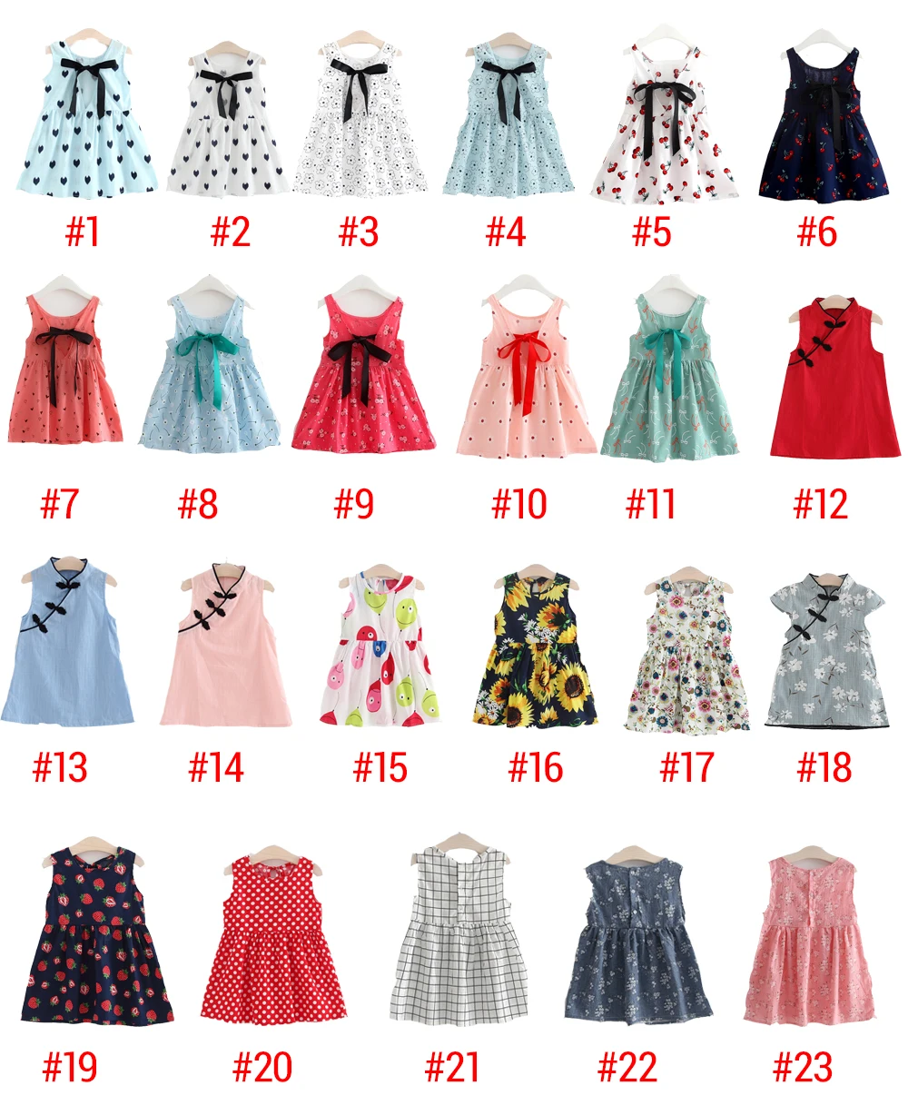 Baby Girl Flamingo Dresses Summer Girls White Princess Dress Kids Sundress Children Birthday Clothing 1 2 3 4 5 6 7 Years