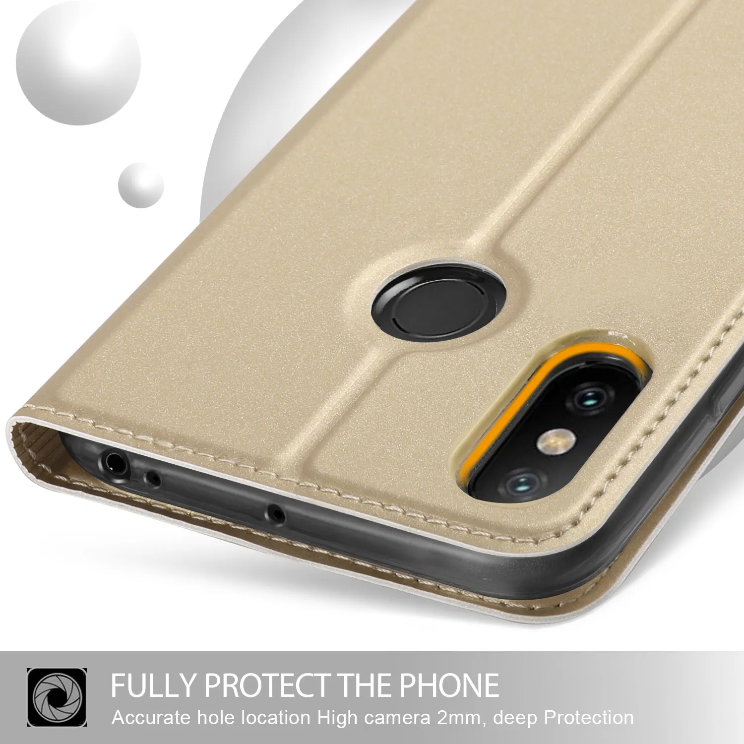 Dulcii for Xiaomi Mi Max 3 flip case Magnetic Adsorption Leather Flip Stand with Card Holder Case |