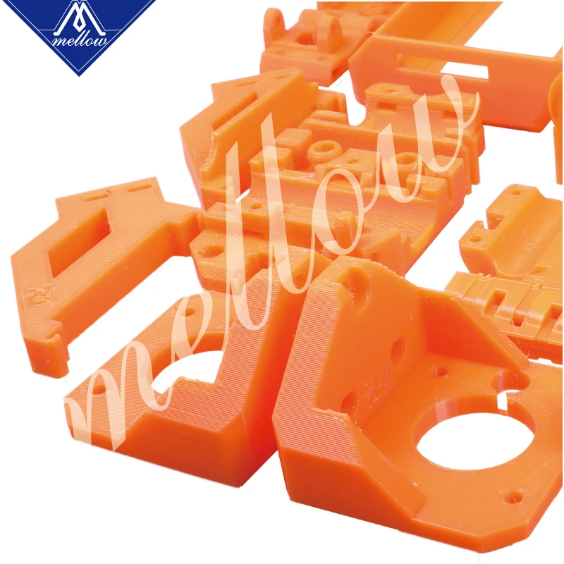 Красочные Prusa MK3 i3 Rework 3d принтер PLA требуется PLA Пластиковые части набор печатных деталей