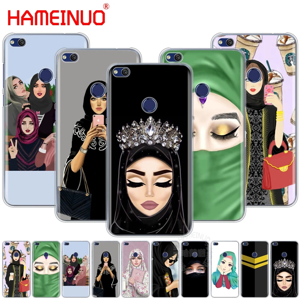 Hijab красивый мусульманский женский чехол для телефона huawei Ascend P7 P8 P9 P10 P20 lite plus pro G9