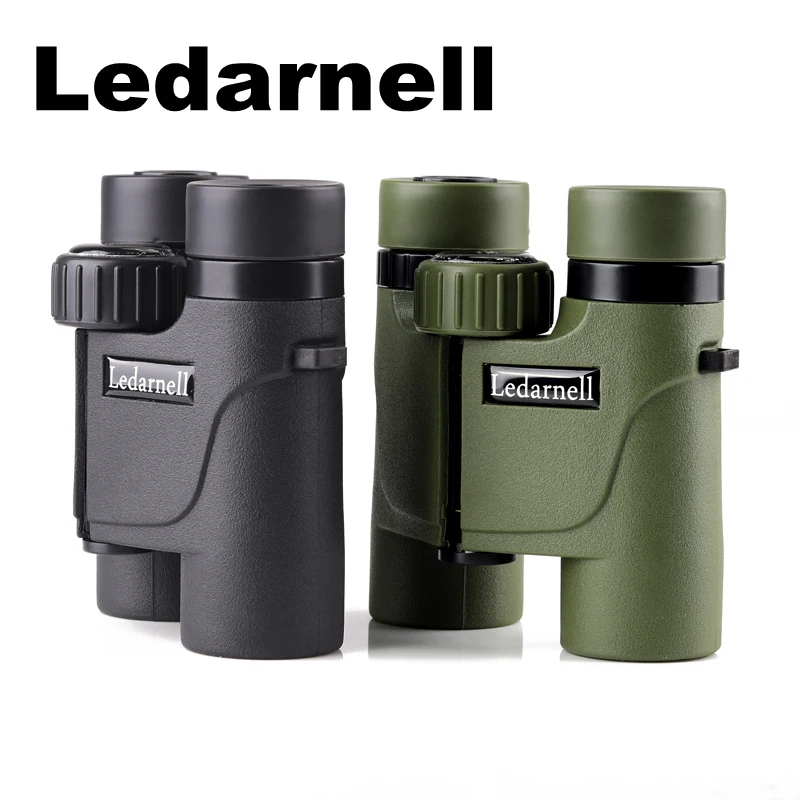 Ledarnell HD 10X26 Водонепроницаемый компактный бинокль BaK4 Крыша Призма широкоугольный