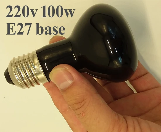 100w 220v input Рептилия, ночник, лампа с подогревом, имитация лунного света, ночной сон, лампа для черепахи, ящерица, змея, рептилия, амфибия, домашние животные E27 - Цвет: 100w 220v input