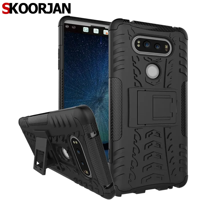 For LG V20 Case F800 H990ds F800L Phone Cover TPU+PC Plastic Dual Hybrid Armor Cases with Stand Capa Soft Defender Hard Shell | Мобильные