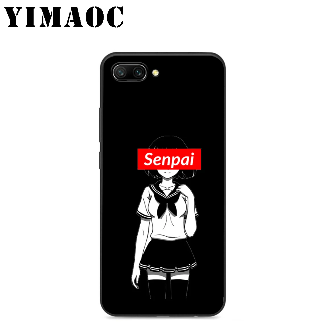 YIMAOC Anime senpai Waifu Soft Silicone Case For Huawei Honor Mate 10 P20 P10 P9 P8 P Smart Y6 6A 7A 7X 7C Lite Pro 2017 2018 |