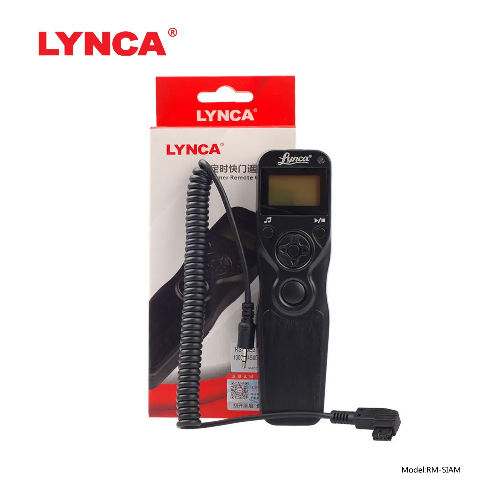 RM-S1AM LYNCA RM-S1AM Таймер Пульт дистанционного спуска затвора для sony RM-S1AM командир Alpha A100 A200 A300 A350 A500 A550 A700 A850 аксессуары - Цвет: RM-S1AM