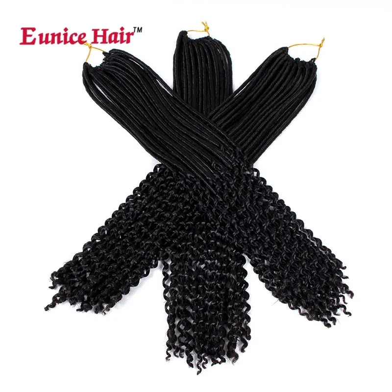 24 пряди 22 &quotСинтетические богини Locs Eunice крючком волосы для наращивания Faux