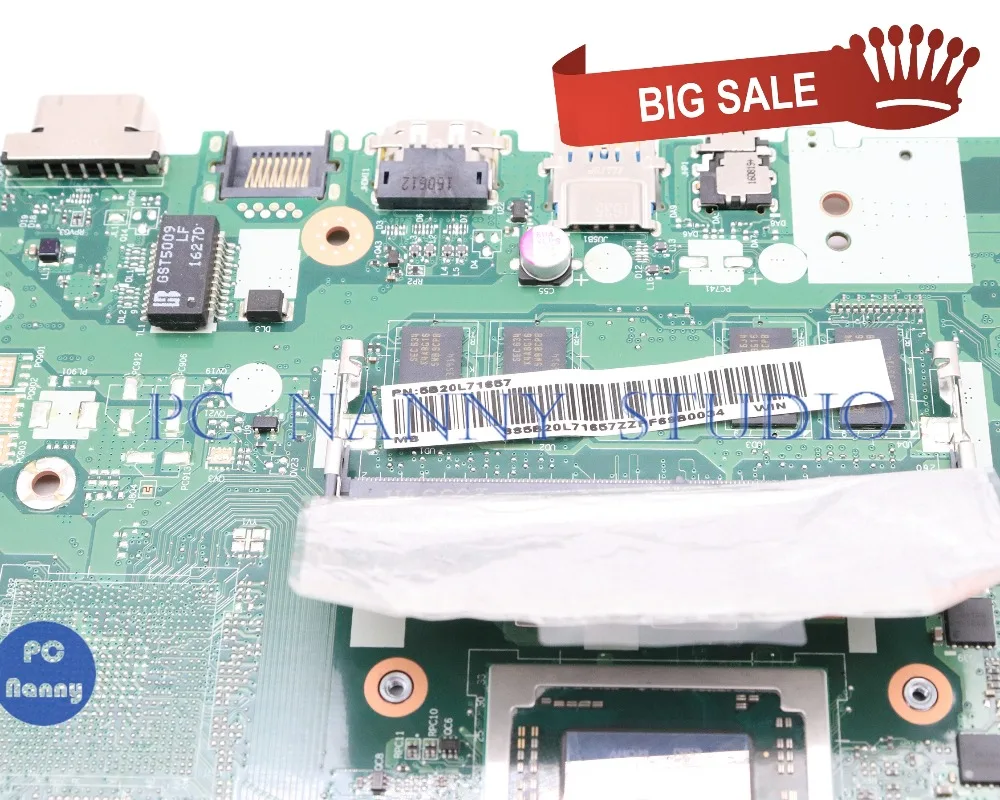 PCNANNY 5B20L71657 NMA741 для lenovo IdeaPad 310 15ABR материнская плата ноутбука A10 9600P